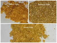 Image 3 of Silver Flake & Gold Pigments </p> 7 Choices Available