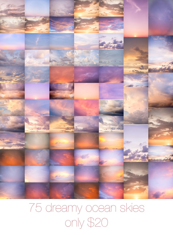 Image of Ocean Skies {Sky Overlays}