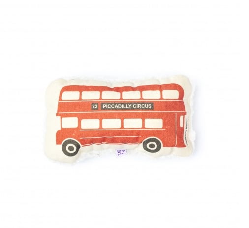 Image of London Bus Canvas Dog Toy