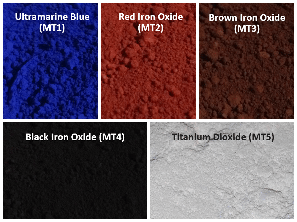 Irons Oxides and Other Matte Pigments