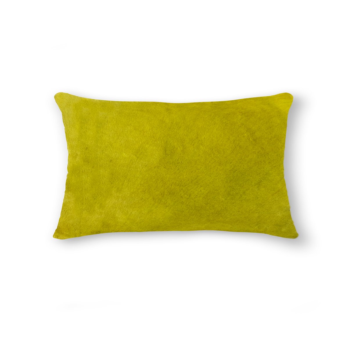 Natural Rugs 676685025562 Natural Torino Cowhide Pillow Yellow