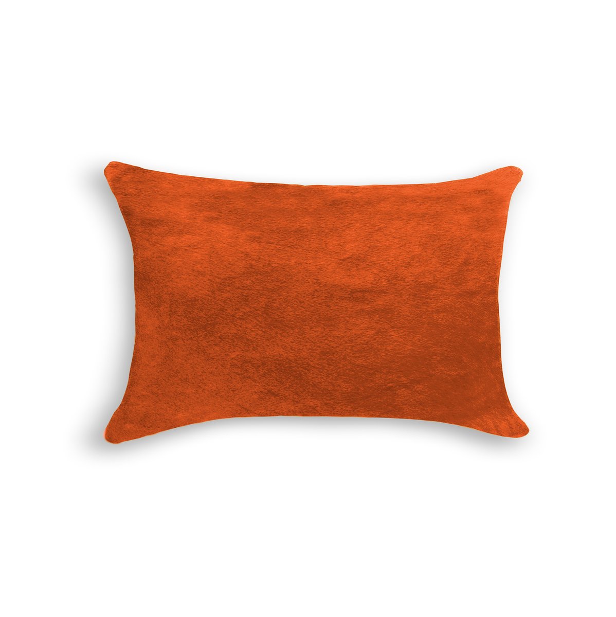 Natural Rugs 676685025593 Natural Torino Cowhide Pillow Orange
