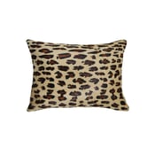 Image of 676685025647 Natural-TORINO-COWHIDE-PILLOW-LEOPARD