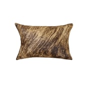 Image of 676685025685 Natural-TORINO-COWHIDE-PILLOW - CLASSIC BRINDLE