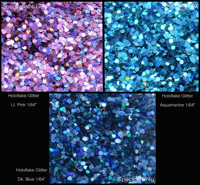 Image 1 of Holoflake Glitters  <p> .015 </p> 3 Colors Available
