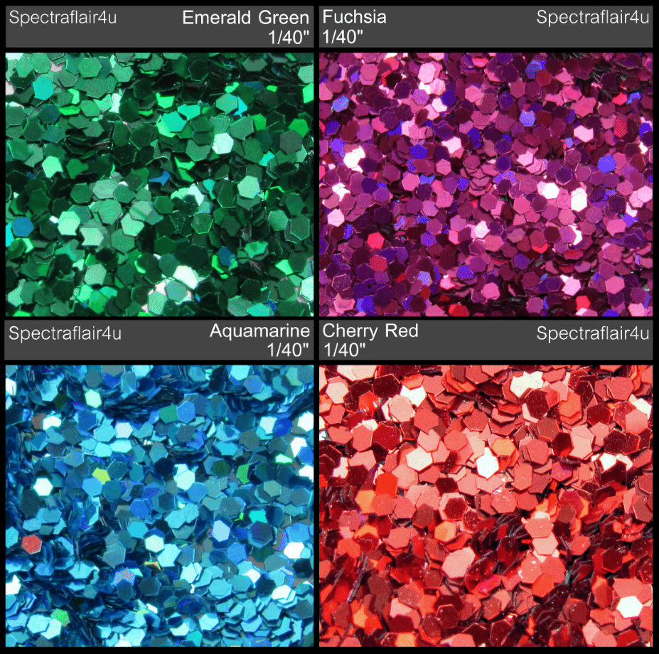 Image of Holoflake Glitter  <p> .025 </p> 4 Colors Available