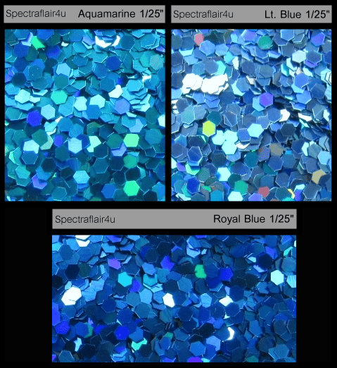 Image of Holoflake Glitter <p> .040 </p> 7 Colors Available