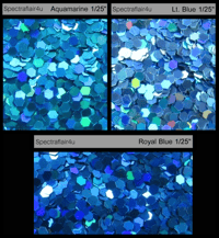 Image 1 of Holoflake Glitter <p> .040 </p> 7 Colors Available