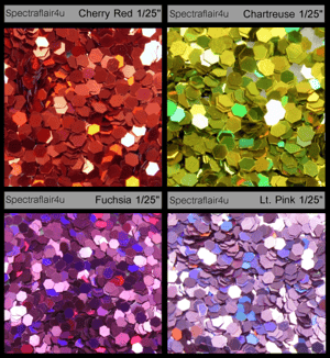 Image of Holoflake Glitter <p> .040 </p> 7 Colors Available