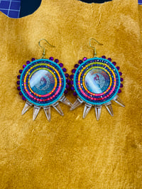 Image 5 of Neon Vibes Kokopeli Earrings 