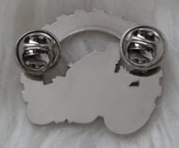 Image 2 of  CRAZY CAVAN BIKER PIN BADGE 