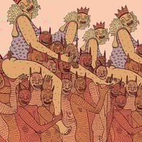 Women Getting carried away - Limited Edition Print by Polly Nor
