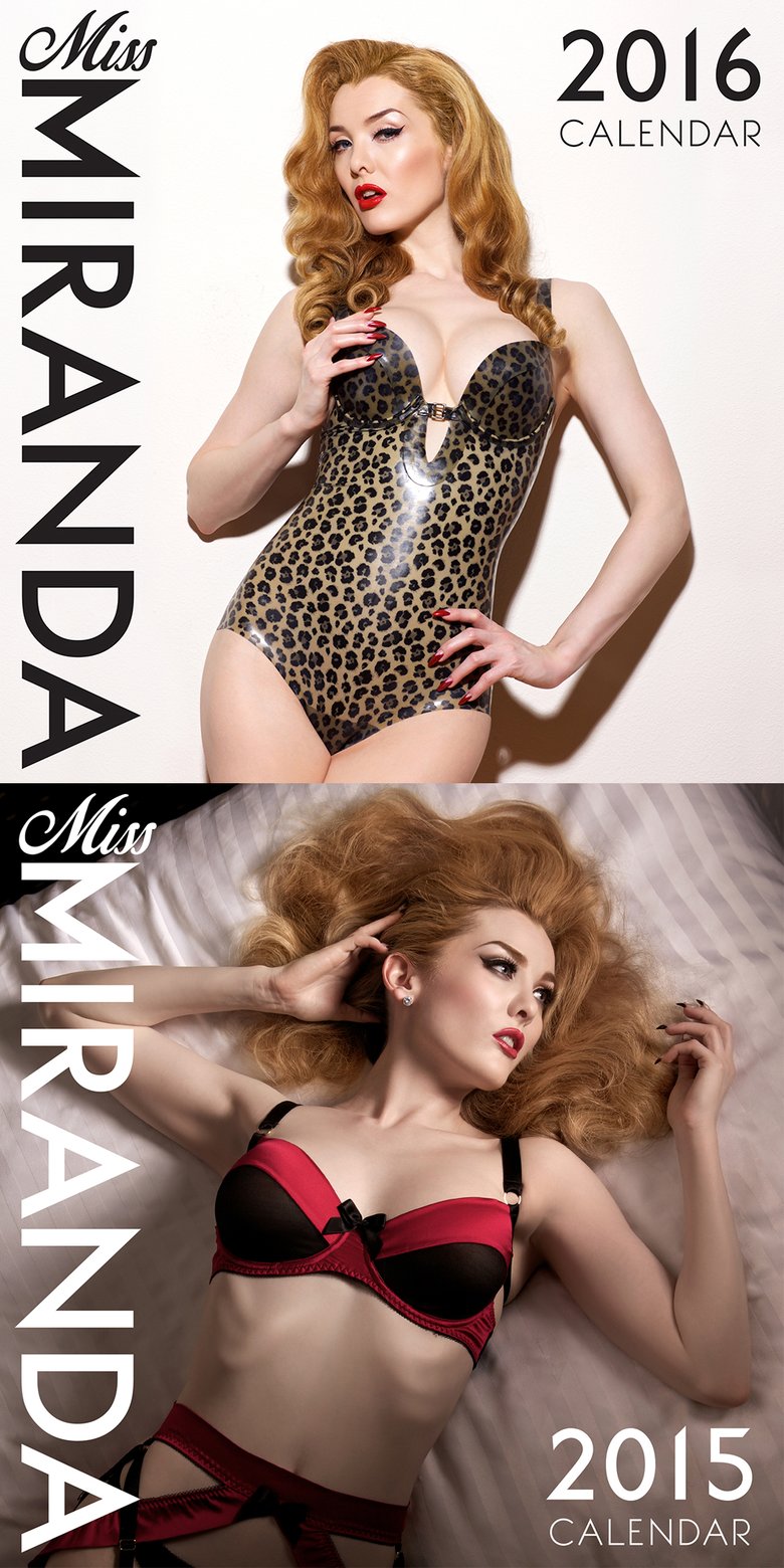 Image of Miss Miranda 2015 & 2016 calendar bundle - SIGNED