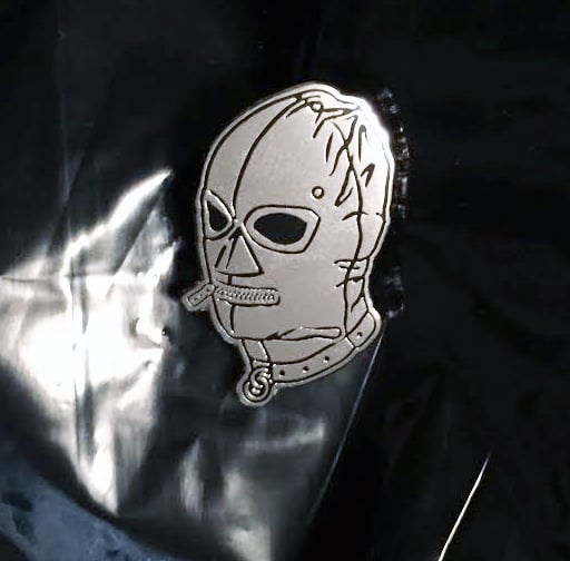 Image of silver GIMP MASK pin 