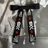 Image 1 of BLACK SPOOK TIE