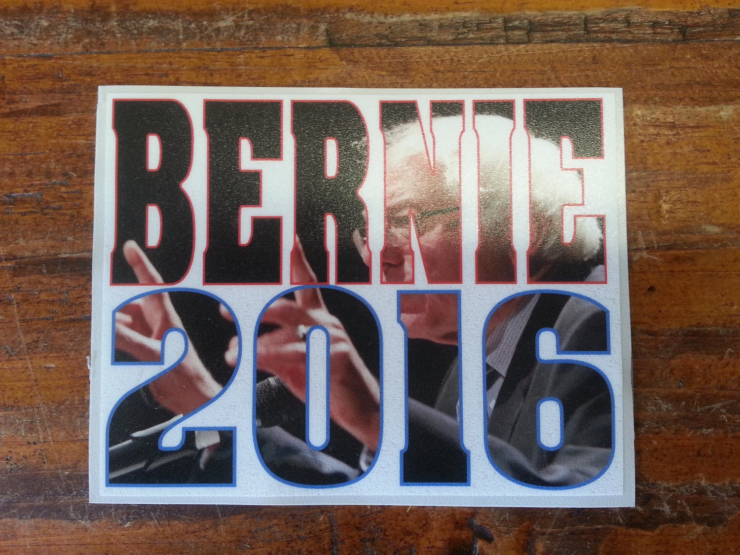Image of Bernie Sanders 2016 Sticker - 5" x 4"