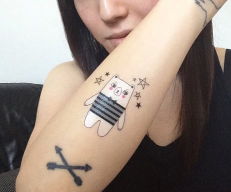 Image of In the Clouds, Temporary Tattoos