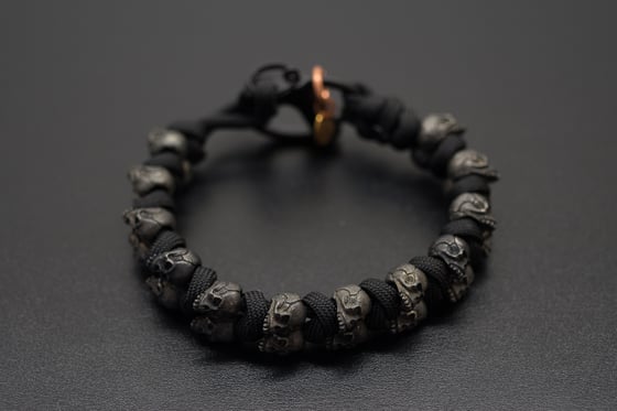 Image of Evil Twins Black Skull Bracelet