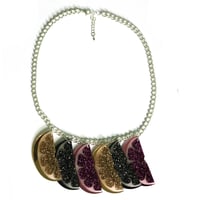 Image 2 of Multi Glitter Slice Necklace - PRE-ORDER 