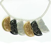 Image 3 of Multi Glitter Slice Necklace - PRE-ORDER 