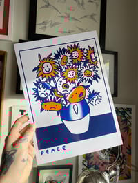 "SUNFLOWERS FOR UKRAINE" A4 PRINT