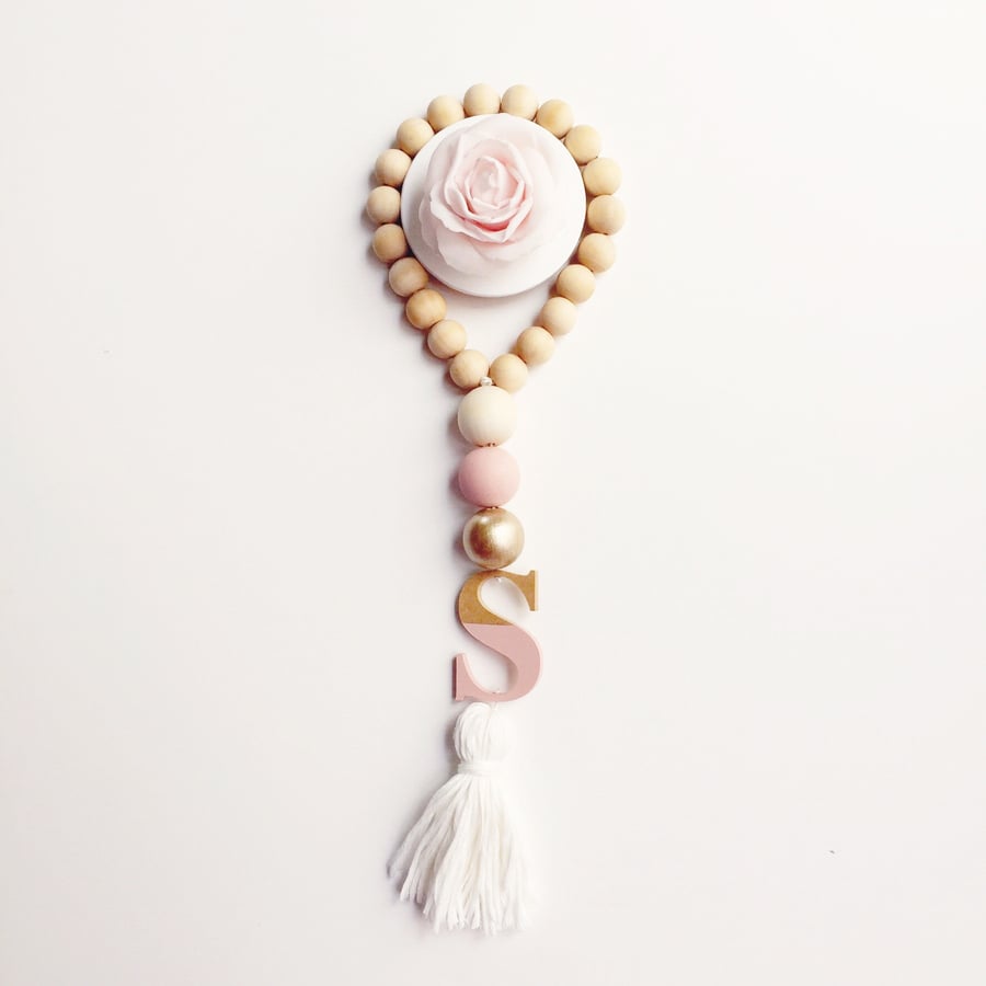 Image of * Miss Molly * Custom made letter and tassel drop