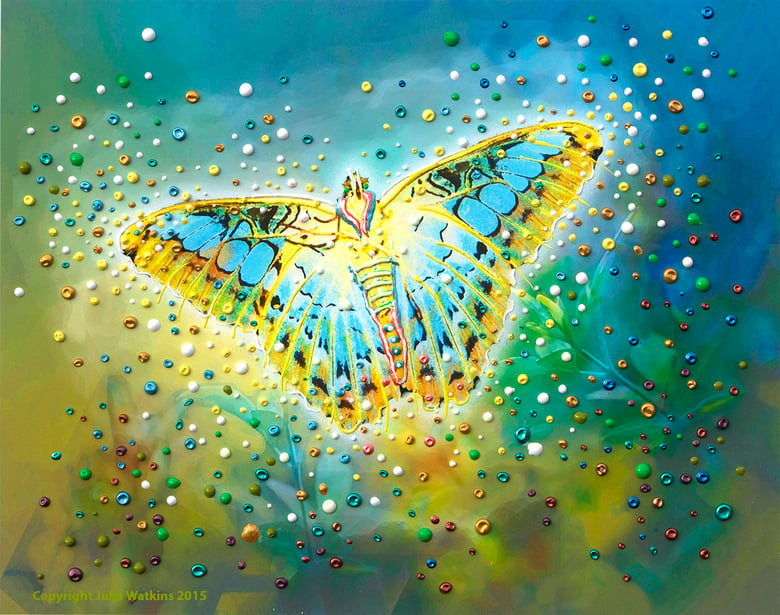Image of The Magic Butterfly Energy Painting - Giclee Print