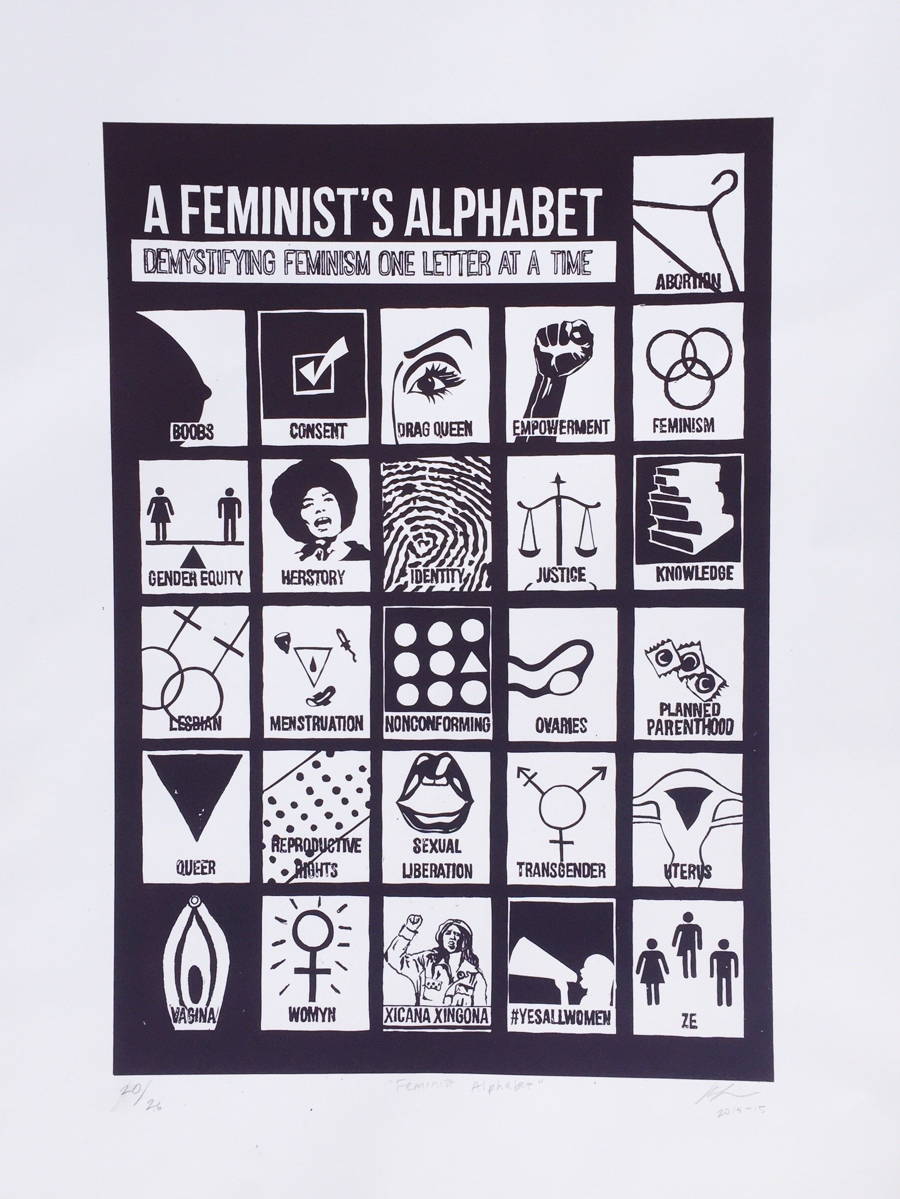 Feminist Alphabet | Devika Sen