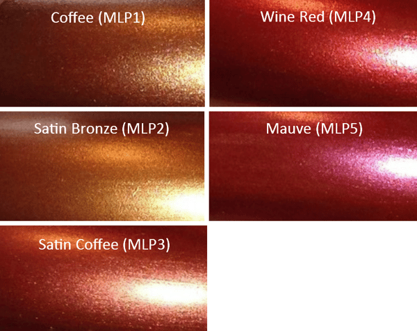 Image of Metallic Luster Pearl Pigment Sampler