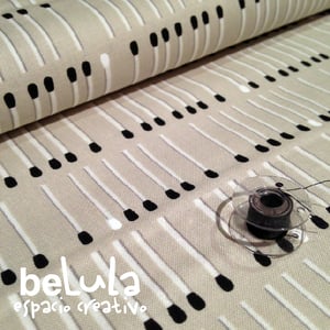Image of Tela algodón patchwork: Cerillas B&W Cotton and Steel
