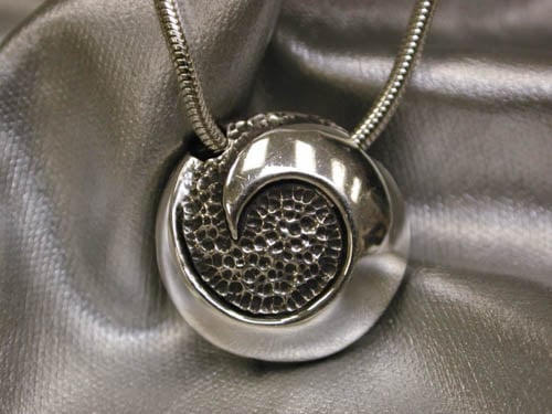 Image of "Breaking Wave" Pendant - Sterling Silver