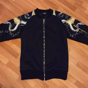 Image of Chain snake bomber jacket