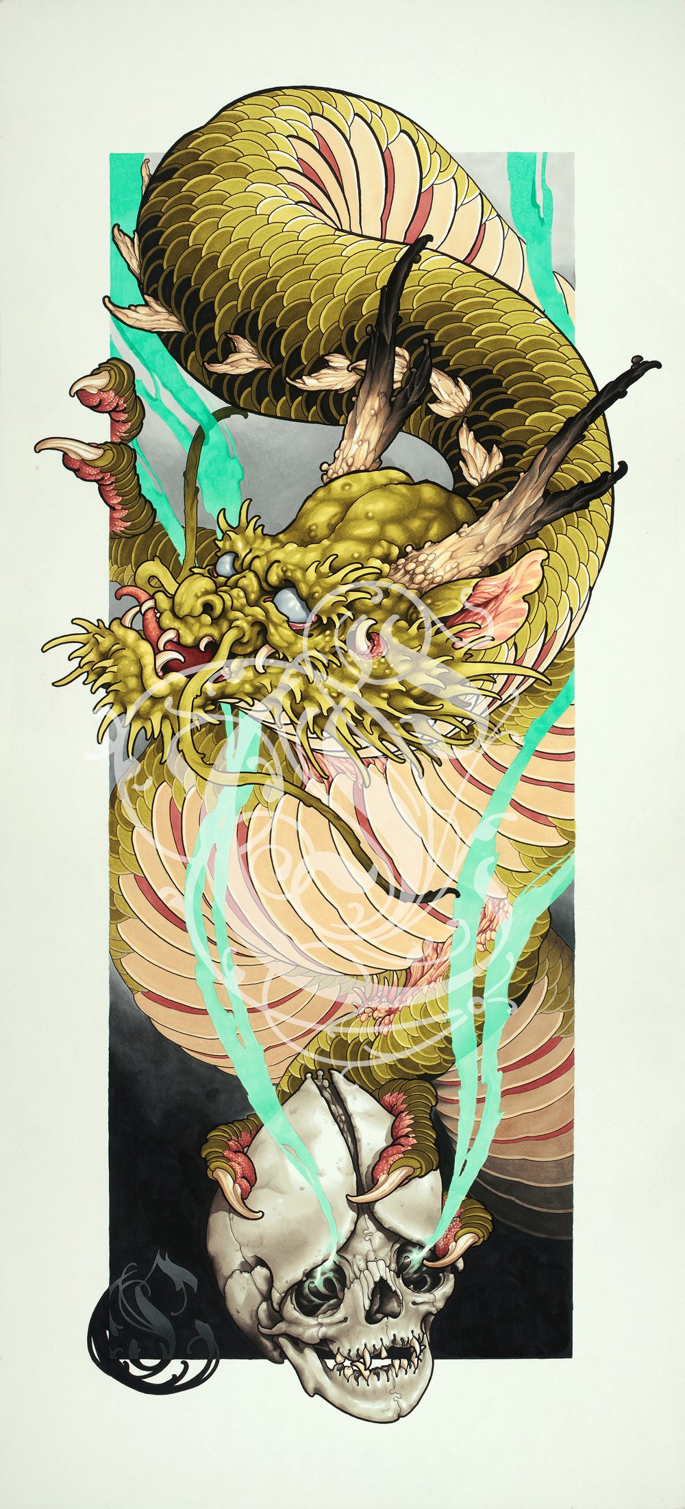 Image of 20"x36" Dragon Fine Art Print Preorder