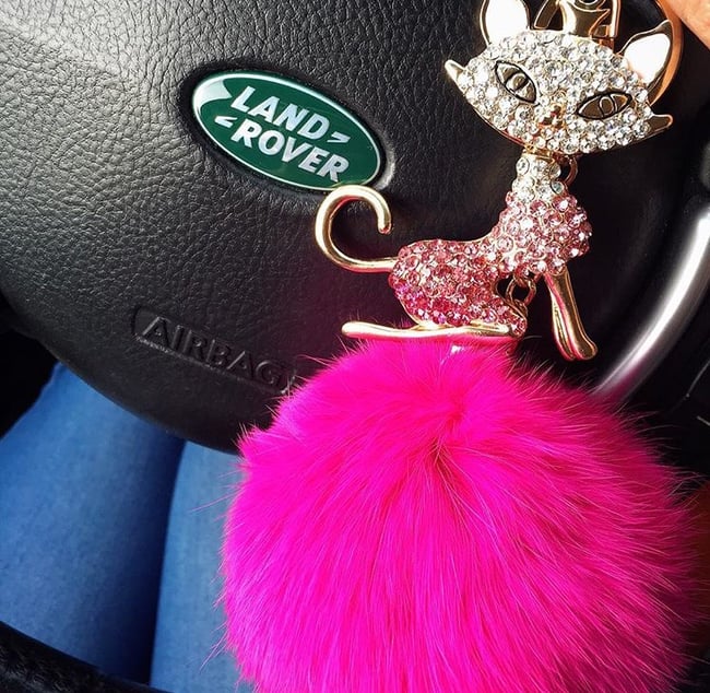 Sexy Kitty - Fur Ball Bag Keychain