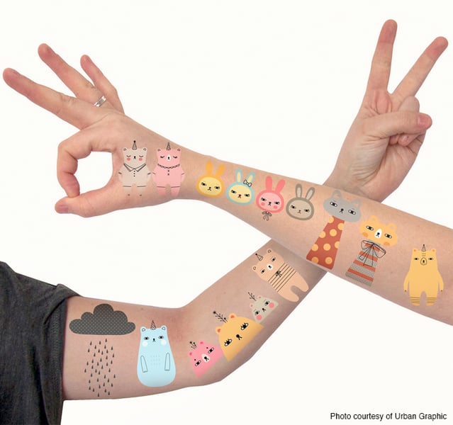 Ink'd Temporary Tattoos from Urban Graphic - Petit & Small