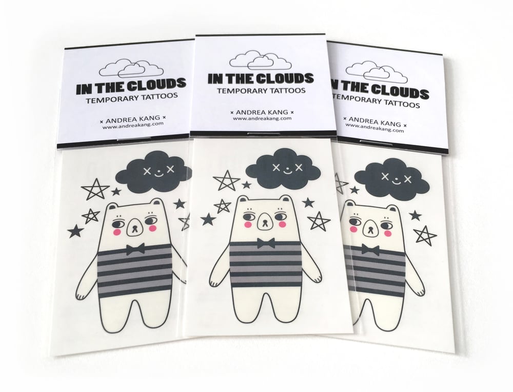 Image of In the Clouds, Temporary Tattoos