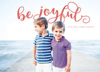 Be Joyful! Holiday Card