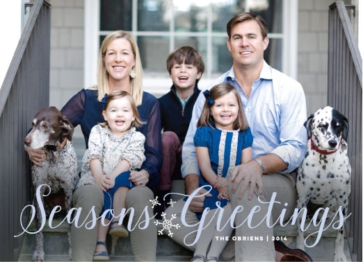 Image of Seasons Greetings Holiday Photo Card