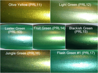 Image 3 of Green Pearl Pigments  </p> 21 Colors Available