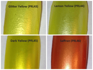 Image of Yellow/Orange Pearl Pigments </p> 11 Colors Available