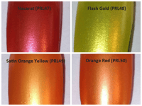 Image 4 of Yellow/Orange Pearl Pigments </p> 11 Colors Available