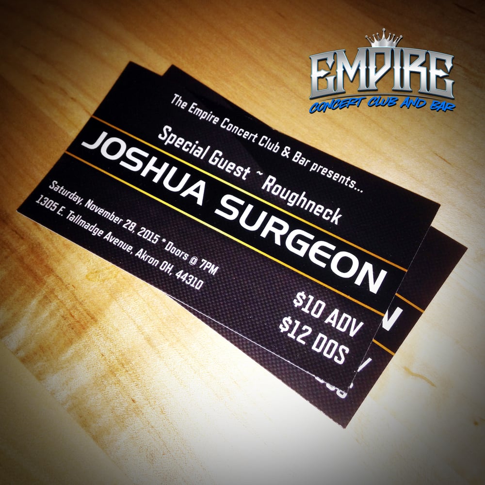 Image of Joshua Surgeon & The Dusty Bottoms Band @ The Empire TICKETS