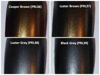 Image 3 of Black/Brown/Gray Pearl Pigments </p> 12 Colors Available