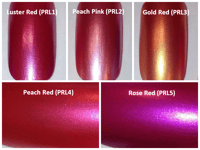 Image 1 of Red/Pink Pearl Pigments </p> 21 Colors Available