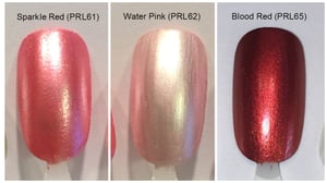 Image of Red/Pink Pearl Pigments </p> 21 Colors Available