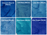 Image 2 of Blue Pearl Pigments  </p> 18 Colors Available