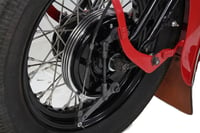 Image 1 of Replica Harley Davidson Knucklehead Flathead FL EL UL Dual Cam Brake Assembly Black