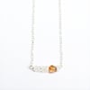 Sun Necklace - Moonstone + Sterling Silver