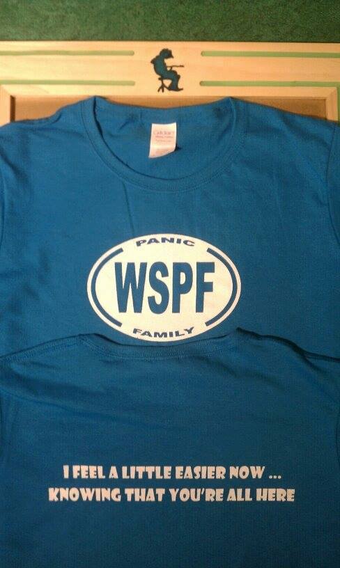 Image of WSPF Panic Family T-Shirt with lyrics on back (Multiple Colors) Price includes Shipping!