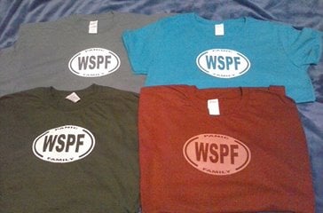 Image of WSPF Panic Family T-Shirt with lyrics on back (Multiple Colors) Price includes Shipping!